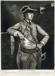 De Eerwaarde Sr. Wm. Howe, Ridder van het Bad, en Opperbevelhebber van de troepen van Zijne Majesteit in Amerika